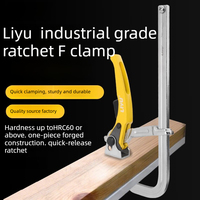 Serre-joint à cliquet LIYU de qualité industrielle et DIY, robuste, en acier allié de haute qualité, pour l'assemblage et la fixation de moules en bois