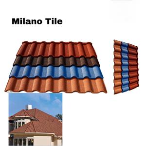 Chuyên nghiệp đầy màu sắc đá chip tráng kim loại mái ngói/Thép tấm lợp ngói/màu Đá kim loại mái trong Philippines - Product Image 3
