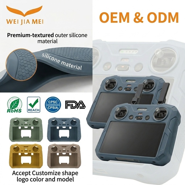 Shockproof Soft Silicone Protective Case for RC 2 Remote Controller Anti-scratch Drone Accessories Cover