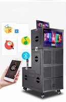 Système KTV à double système trois voies, système Android, enceinte Line Array pour les performances et la diffusion en direct