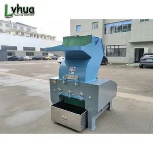 Lvhua automatic plastic pallet strong hard industrial plastic shredder and crusher machine for lump bottles hard plastic