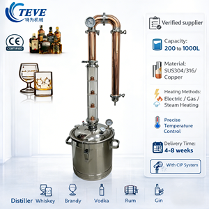 Equipo de Destilación de <span class=keywords><strong>Alcohol</strong></span> Industrial Robusto de 20L/50L/100L con Bomba, Motor y Caja de Engranajes para la Elaboración de Ron, Precio de Fábrica Towin - Product Image 1