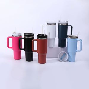 Gobelet de voyage H2.0 pour voiture, 30 oz, à double paroi isolée, avec couvercle, paille et base antidérapante, personnalisable avec logo ODM - Product Image 5