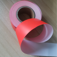 Rouleau d'étiquettes d'entretien en taffetas de nylon personnalisé de tissu de transfert imprimé de logo de haute qualité en gros