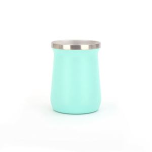 Factory Stock 8oz Stainless Steel Yerba Mate <b>Cup</b> Matte Coating <b>Reusable</b> Promotional Gift Tumbler - Product Image 4