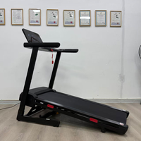 Caminadora Eléctrica Profesional para el Hogar con Pantalla LED, Inclinación Automática, 1-16 km/h, Equipo de Gimnasio Interior