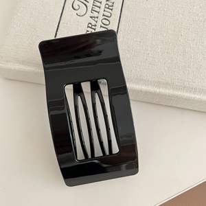 Pince à cheveux carrée en plastique de 10 cm pour femme, motif léopard, nouvelle collection, pour usage quotidien, barrette pour queue de cheval - Product Image 4