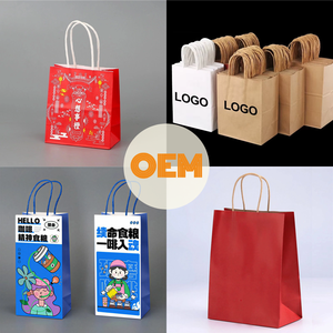 Sacs en papier pour vin en gros, populaires, refermables avec fermeture éclair, sacs d'emballage en papier, sacs de coursier en papier avec logo - Product Image 2