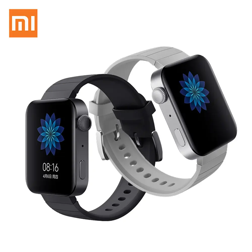 Xiaomi Mi Watch GPS NFC WIFI ESIM Phone Call Bracelet Android Smart Wristwatch Sport Fitness Heart Rate Monitor Track