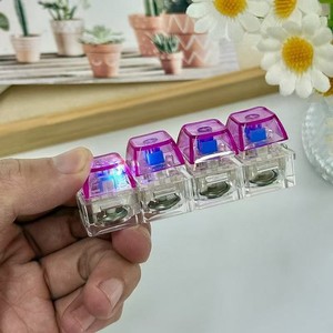 Llavero con Teclado LED, Juguete Sensorial Antiestrés, Clicker de Cristal, Gadget <span class=keywords><strong>para</strong></span> Adultos y Niños - Product Image 3