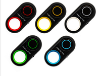 Obturador de cámara Control remoto Bluetooth Inalámbrico Selfie Button Clicker - Compatible para iPhone, iPad,Android, Samsung