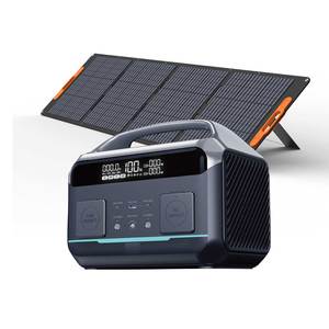 สถานีพลังงานแสงอาทิตย์แบบพกพาสำหรับตั้งแคมป์ แบตเตอรี่ลิเธียม 600W - Product Image 1
