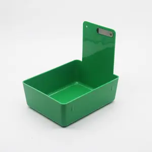 Scatole da lavoro colorate per la consegna del vassoio da laboratorio dentale pan dental lab box con supporto per clip