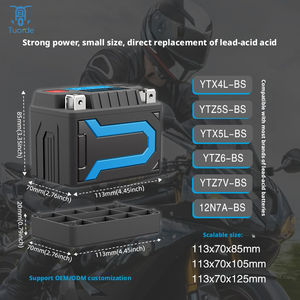 <span class=keywords><strong>Batterie</strong></span> de démarrage de moto au sodium-ion 12v Série <span class=keywords><strong>4L</strong></span> <span class=keywords><strong>Batterie</strong></span> au plomb-acide YTX4L-<span class=keywords><strong>BS</strong></span> Cycle de vie long Sans entretien - Product Image 3