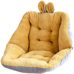 Coussin de chaise de bureau matelassé en peluche anti-statique avec oreilles de lapin de dessin animé, <span class=keywords><strong>housse</strong></span> amovible pour soulager la douleur - Vente chaude - Product Image 3