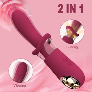Masturbador de vibración única de inhalación completamente automático para vibrador de masaje AV femenino - Product Image 4