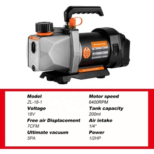 <span class=keywords><strong>Pompe</strong></span> à vide pour réfrigérant 7CFM 5PA, entrée d'air 1/4, 1/2 HP, alimentée par batterie, OEM pour climatisation automobile et domestique - Product Image 4