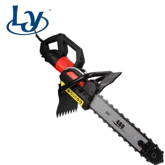 High Frequency Chain Saw for Cutting Concrete Wall Reinforced 220v 6000W Power Brushless Chainsaw