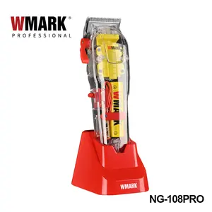 WMARK NG-108PRO卸売7300RPM特別充電式電気理髪店メンズバリカンサロン用コードレスヘアトリマー