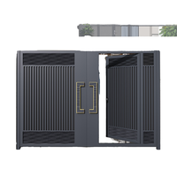 Prix d'usine, 30 ans d'expérience, passage piétonnier, porte coulissante automatique en aluminium double, design français, anti-corrosion, diverses options