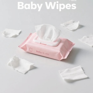 Lingettes pour bébé non tissées bio Pamper en gros, paquet de 80 pièces, non parfumées, marque privée pour les soins de la peau sensible - Product Image 1