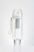 Botol Filter Air Tritan 500ml, Botol Filter Air Alkali Ganda, Bebas BPA, Botol Filter Air Portabel, OEM/ODM