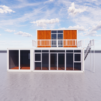 Grands modules de luxe Conteneurs préfabriqués pliables Bureau Cuisine Chambre à coucher Casas Prefrafricadas Maisons