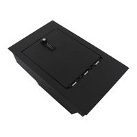 Amazon Offre Spéciale Console Coffre-fort Accoudoir Boîte de rangement Console de sécurité Vault pour Ford F250 Boîte de verrouillage intérieur