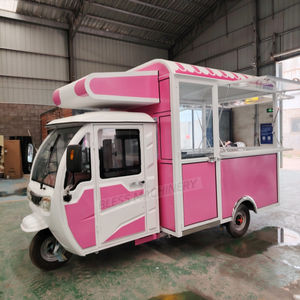 Triciclo Eléctrico <span class=keywords><strong>para</strong></span> Comida, Carrito de Comida Móvil de 3 Ruedas, Quiosco, Tienda al Aire Libre en Venta, Helados, <span class=keywords><strong>Hot</strong></span> Dogs con Congelador Refrigerado - Product Image 6