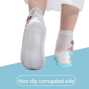 تصميم لطيف للأطفال معدات أمطار العجل متوسطة السميكة المضادة للانزلاق ومقاومة للاهتراء رياض أطفال مناسبة - Product Image 3