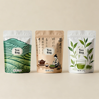 Sachet Doypack illustré série Direct Fabricant avec motifs sucre, café et lait, fermeture éclair refermable