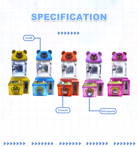 סיטונאי משחק קניון מטבע לילדים צעצוע טופר עגור מכונת מיני טופר מיני מכונת בובות - Product Image 2