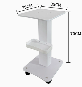 Carrito para instrumentos de belleza con estante base de burbujas pequeñas y soporte para herramientas - un estante de almacenamiento móvil específico para salones de belleza - Product Image 5