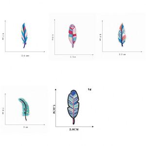 Nouveauté : Patch brodé thermocollant motif feuille magnifique pour vêtements et sacs - Product Image 3