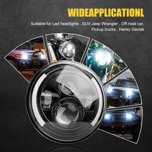 Đèn sương mù/pha chiếu sáng LED RGB RCJ 60W cho xe máy 12V, tích hợp đèn chạy ban ngày (DRL) và đèn xi nhan với hiệu ứng mắt thiên thần - Product Image 6