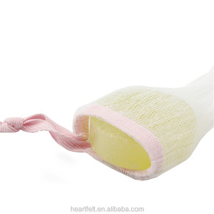 Thân thiện với môi compostable tinh bột nhựa tạo bọt <span class=keywords><strong>Net</strong></span> hoàn toàn phân hủy cơ thể xà phòng Saver tẩy tế bào chết tay cơ thể cắt lưới Pouch - Product Image 1
