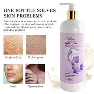 Emballage de luxe Lotion corporelle hydratante à absorption rapide Logo personnalisé Crème éclaircissante pour la peau Lotion corporelle à la vitamine C - Product Image 3