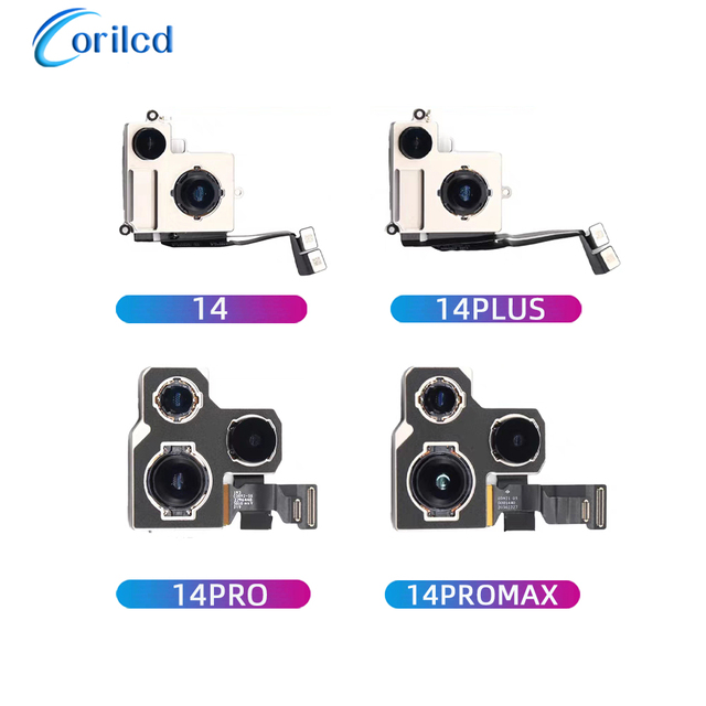 Mobile Phone Rear Camera for iPhone 14 14PLUS 14PRO 14Pro Max Plus Back Camera Original Replacement Computer Phone Part