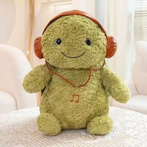 Peluche de Tortuga Bebé Kawaii con Audífonos, Peluche Suave de Tortuga Musical, Adorable Tortuga Bebé Musical, Peluche de Animal Marino - Product Image 3