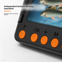 Détecteur de poissons HD 4,3 pouces avec 12 lumières infrarouges pour la pêche de nuit, la pêche sur glace et la pêche en bateau