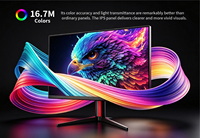 Monitor Gaming OEM ODM de 27 Pulgadas, Plano, QHD 2K, 180Hz, con Soporte Ajustable en Altura, para Escritorio, Hogar, PC