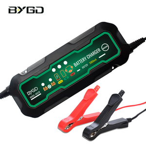Chargeur de batterie de voiture intelligent <span class=keywords><strong>mini</strong></span> BYGD, vente en gros d'usine, 6V/12V 3A/5A, charge portable en 3 étapes pour batteries au plomb, voitures et scooters - Product Image 1