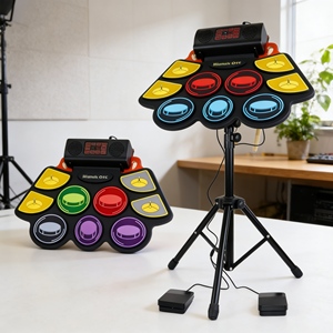 <span class=keywords><strong>Batterie</strong></span> de percussions électronique personnalisable, ensemble de percussions électroniques professionnel avec cymbales, haute fidélité pour les spectacles sur scène, utilisation en direct - Product Image 3