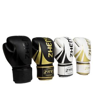 قفازات الملاكمة الجديدة LA تصميم جديد مخصص من Muaythai قفازات الملاكمة المهنية MMA PU قفازات الملاكمة الجلدية - Product Image 2