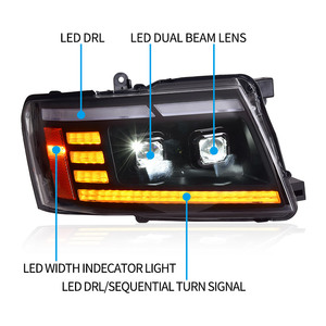 Nouveau phare LED <span class=keywords><strong>DK</strong></span> Motion 12V pour Patrol Y61, ensemble de phares avant 2007-2022, 5ème génération - Product Image 6
