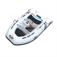 10ft Offre Spéciale RIB 300 certifié CE Hypalon/PVC fibre de verre coque RIB bateau de pêche gonflable