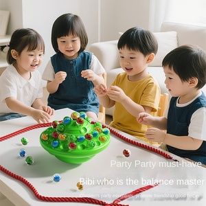 Gioco da Tavolo Educativo per Famiglia e Musica, Gioco di Equilibrio Multigiocatore con Perline in Plastica ABS Impilabili per Interazione Genitore-Figlio - Product Image 5