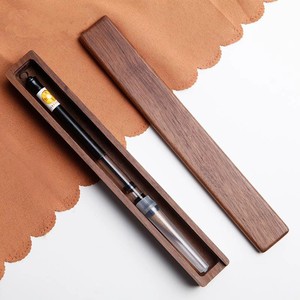 Wooden Calligraphy Brush Storage Box <b>Rectangle</b> Shandong Made For Art Supplies Organization - Product Image 2