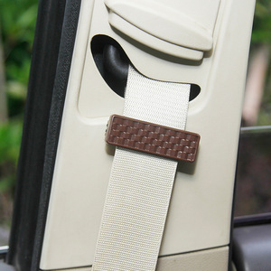 <b>Car</b> Seat Belt <b>Clip</b> ABS Anti-Strangling Belly Limiter Extender with Elastic Adjustment Vehicle Safety Interior Kits Fixing <b>Clip</b> - Product Image 4