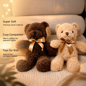 Orsetto di peluche con maglione, giocattolo in cotone PP, MOQ basso, OEM ODM, regalo per attività per bambini, orsetto di peluche carino - Product Image 2
